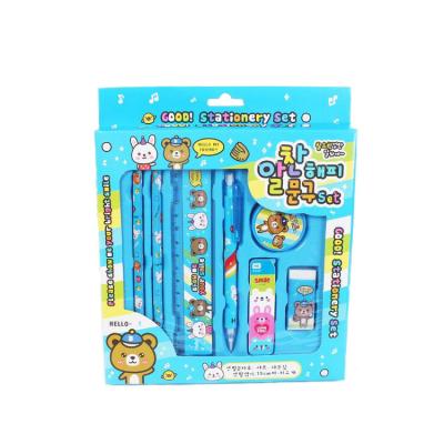 China Lovely Cardboard School Supplies 2021 Styles Stationary School Set Stationery For Kids for sale