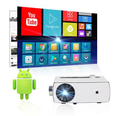 China Portable Smart Android Pico Home Beamer Full Native 1080P TV Laser Projector Native Mobile Wifi Led Movie Classroom Video LCD Projectors for sale