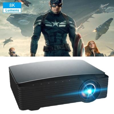 China Pico Touch OEM electric video projector focus wifi led mobile phone android beamer proyector portable laser 4k projectors for home for sale