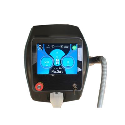 China New portable picosecond laser tattoo removal machine / pico second laser/755nm 532nm for sale