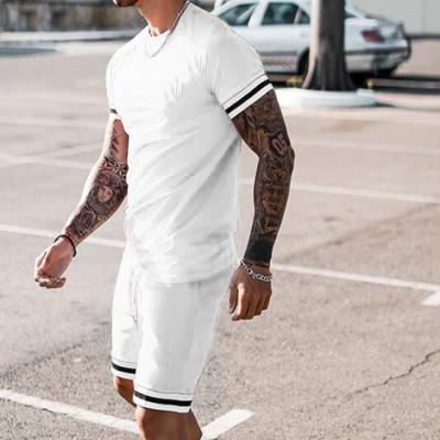 China Breathable Mens Designer Casual Slim Fit Shorts Summer Two Piece Sets for sale