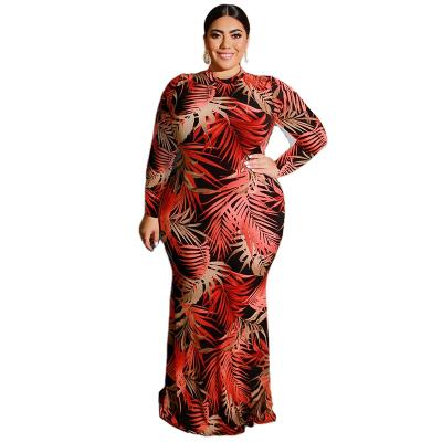 China Cheap Anti Wrinkle 5XL 4XL African Print Plus Size Dresses Women Long for sale