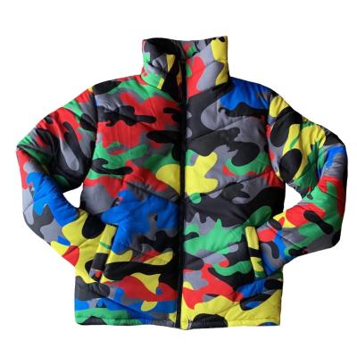 China Waterproof Winter Street Wear Waterproof Cheap Price Unisex Camouflage Plus Big And Big Size Men Jackets for sale