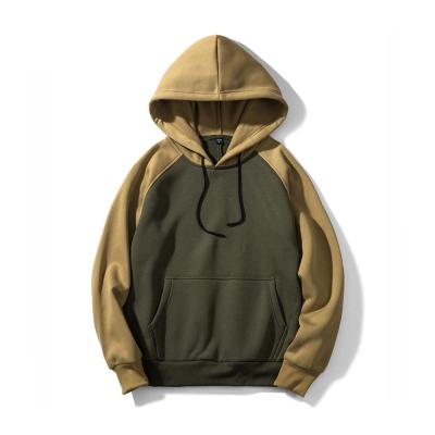 China low MOQ anti-wrinkle cotton anti-wrinkle RTS polyester oversized sweatshirt color block embroidered hoodies in stock for sale