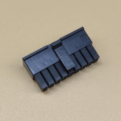 China Wire To Wire Black Housing Crimp 3004-2x9, Male, Connector for sale