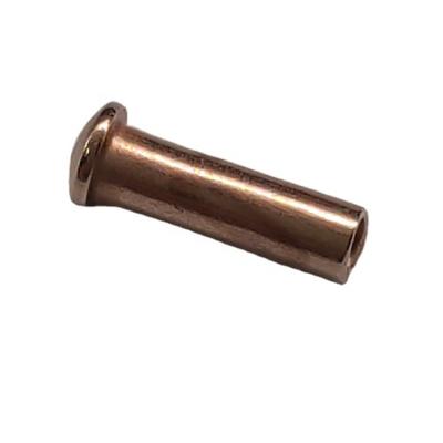 China Iron A01RC01SC, iron, nickel, copper color, half tubular, half circle, rivet for sale