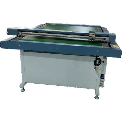 China Inkjet Plotter Flatbed Cutter Cutting Machine Frame and Case Blue Frame Silver Case for sale