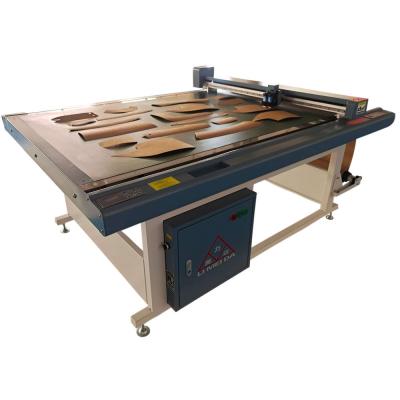 China 1200mm/s Flatbed Inkjet Cutter Plotter for Garment Shoes Bags Furniture Paper Pattern Cutting for sale