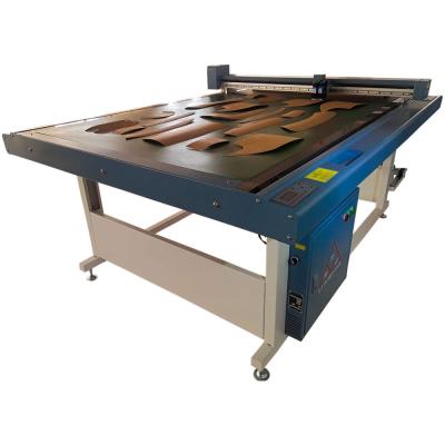 China KAEMI P6 Flatbed Inkjet Pattern Cutting Machine with Cutting Size 1700*1450*1100mm for sale