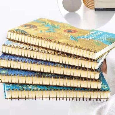 China Custom printed cheap personalized spiral notebook a4 journal notebook printing for sale