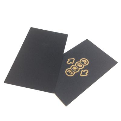 China Eco-Friendly Custom Luxury Shiny Gold Foil Printing Logo Paper Business Card for sale