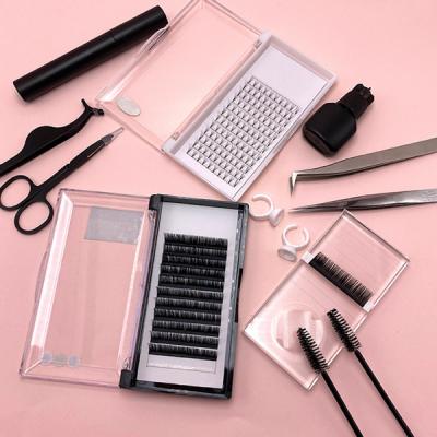 China Private Label Quality Long 11mm C Professional Curl 0.20mm - 12 Row Natural Top Laser Eyelash Extenison Laser Lashes for sale