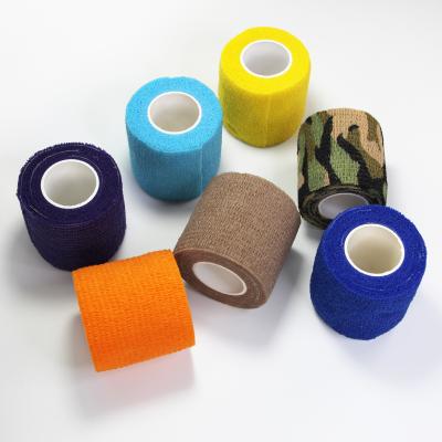 China Non Woven Fabric Tattoo Grip Cover Wrap, Disposable Self-adhesive Bandage and Sports Elastic Bandage Grip Tattoo Machine Grip Bandage for sale