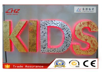 China Edge 3D Advertising Letter Signs Anti - Oxidative / Custom Led Signs for sale