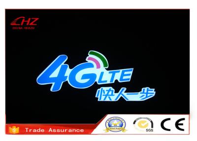 China Durable Acrylic Backlit Alphabet Sign Letters With Colorful LED Light for sale