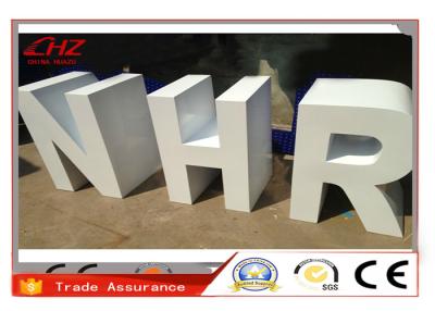 China Dimensional Stainless Steel Backlight Channel Letters Shop Front Signs for sale