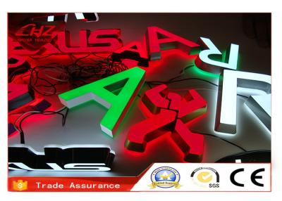 China Anti - oxidative 3D LED Acrylic Sign Letters / Frontlit LED Channel Letter for sale