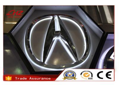 China Professional Stainless Steel Lighted Backlit 3D Car Logos For Car Store for sale