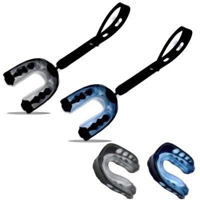 China Odorless Football Mouthguard Piece Sport Custom Double Lip With Lacrosse Snorlax Mouthguard Overhead Mouthguard for sale