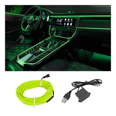 China Flexible Waterproof Design Car Interior LED Lighting Flexible Ambient Light Led Strip Auto Atmosphere Light Kit With Fuse Protection For Car for sale