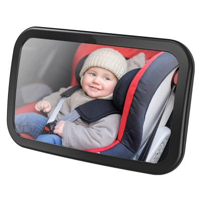 China Hot Selling Baby Adjustable Wide Angle Baby Car Headrest Mirror Baby Car Mirror 360 Seat Rear Facing Adjustable With Shatterproof for sale