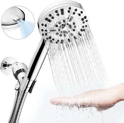 China Without Diverter Showerhead Detachable High Pressure Shower Head Set For Tubs Tiles Pampers Cleaning for sale