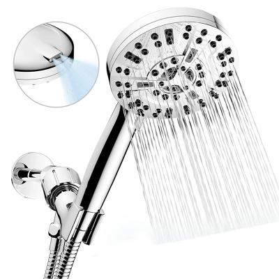 China Without Diverter 10 Functions Accessories Main Hose Shower Heads With Hand Held Spray for sale