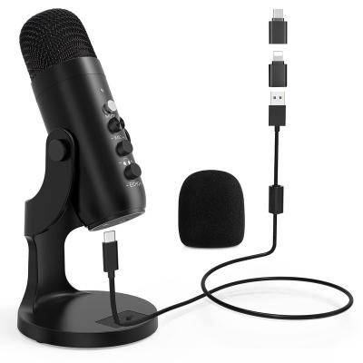 China Perfect Noise USB Mini Spy Microphone for Mobile Phone Condenser Computer Game Plug and Play Microphone for sale