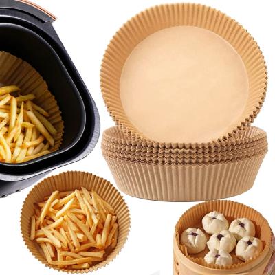 China Disposable Air Fryer High Temperature Nonstick Waterproof Nonstick Air Fryer Kitchen Baking Parchment Paper Liner for sale