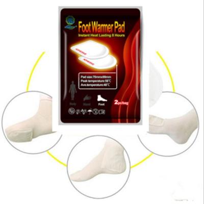 China 2021 hot sale product china manufacture toe heat your body last up to 12 hours mini deep heat foot patch for sale