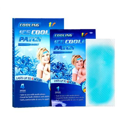 China Popular Effective Cooling Gel Fever Patch Free Samples Cooling Patch For Fever Relief Kids for sale