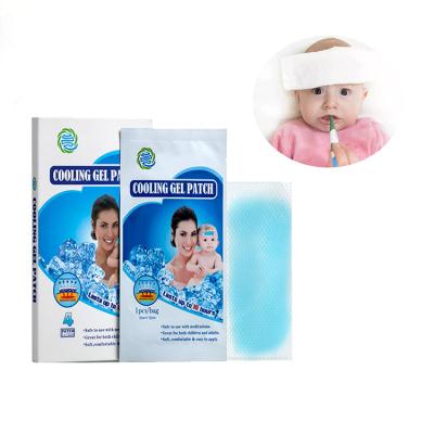 China 2021 Popular Disposable Heat Gel Cooling Patch Baby Products 5*12cm for sale