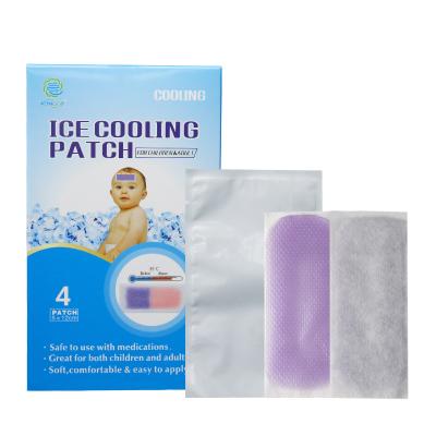 China Factory Price Fever Cooling Patch For Baby And Adult Discoloring Gel Fever Cooling Patch for sale