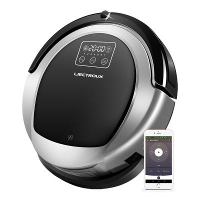 China Liectroux B6009 aspirador robot wet and dry vacuum cleaner with mop gyroscope navigation and smart mapping for sale