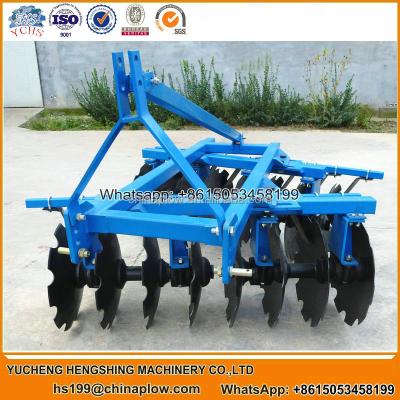 China Soil Tillage Disc Harrow Agricultural Tractor Mounted Disc Harrow 3 Point Disc Harrows for sale