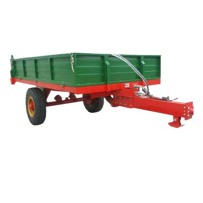 China Hydraulic System Agriculture Tractor Trailer Farm Dump Hydraulic Tipping Trailer For Sale for sale