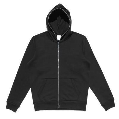 China Custom Logo Hoodie Fashion Blank Zip Up Full Face Anti-wrinkle Wholesale Zipper Hoodie for sale