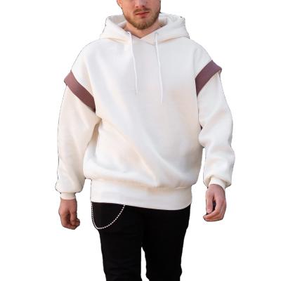 China Anti-Wrinkle Plus Size Mens Hoodie Designer Arm Detail Wholesale Custom Blank Hoodies for sale