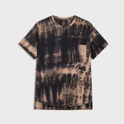 China Custom Anti-Wrinkle Mens Tie Dye T-shirt Men Printed Custom Logo for sale