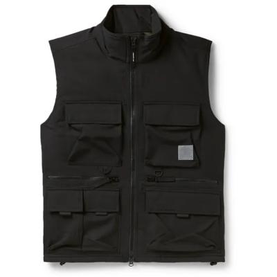 China Black QUICK DRY Waterproof Cargo Safety Vest Padded Sports Vest Multi Pocket Vest for sale