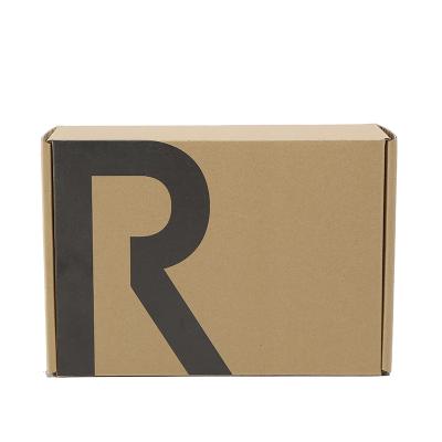 China Custom oem printing eco materials packaging box brown recycled corrugated cardboard mailer box for clothes for sale