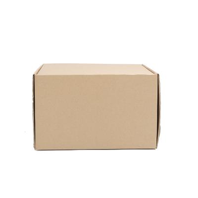 China Good Quality Materials Brown Kraft Paper Recycled Corrugated Cardboard Box Die Cut For Packaging for sale