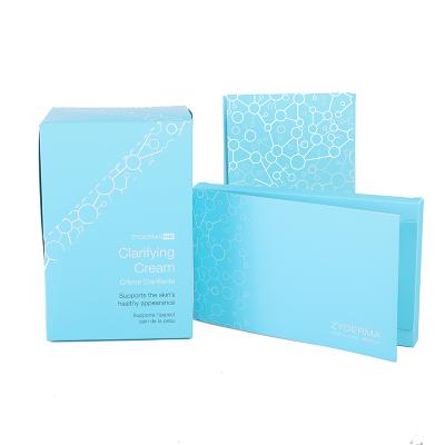 China High Quality Recycled Materials Designs Matt Blue Custom Packaging Box for sale