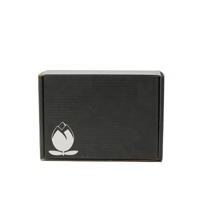 China Free Sample Recyclable Black Rigid Box Luxury Black Rigid Cardboard Gift Box With Logo for sale