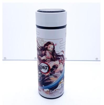 China Temperature Display Blank 350Ml Stainless Steel Thermos Vacumm Flask Mug With Temperature Display For Sublimation for sale