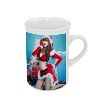 China Sublimation Sustainable Blank White Ceramic Mug Counter With Coating for sale