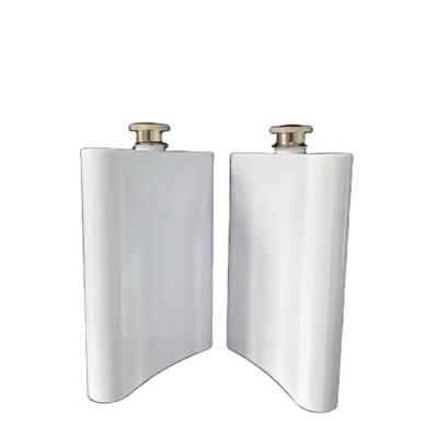 China 304 Chinese Stainless Steel Wine Jar Sublimation Metal Hip Flask for sale