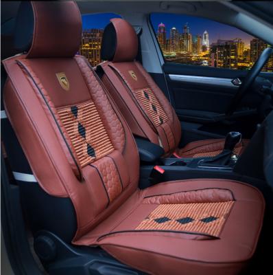 China 2021 fashion stylish high quality universal leather car seat cover for sale