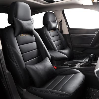 China Set Position Car Seat Covers High Quality Genuine Leather Design For Lavida Customized for sale