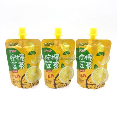 China Recyclable High Quality Stand Up Liquid Plastic Bag Aluminum Foil Packaging Pouch With Spout Pouch Bag for sale